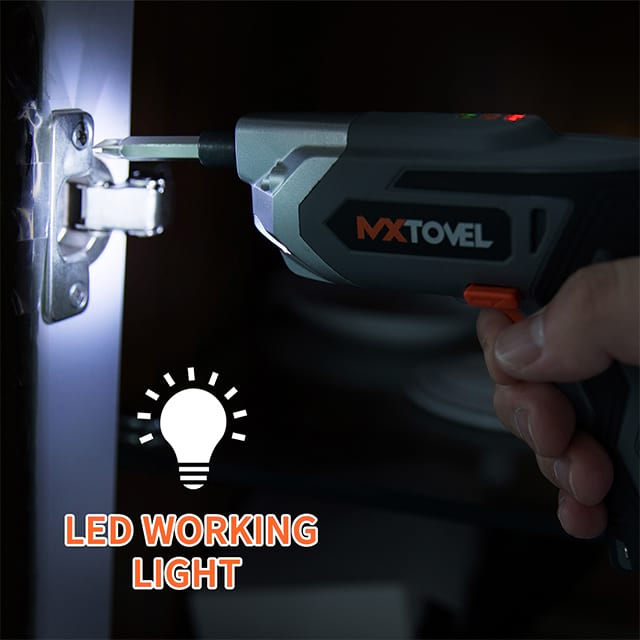 Set trapano avvitatore elettrico Avvitatore a batteria LED da 3,6 V