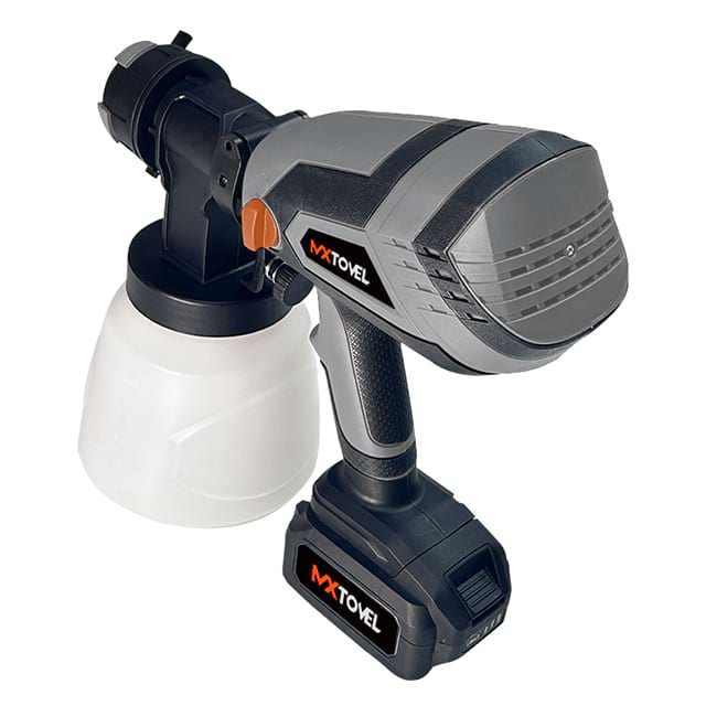 Spruzzatore di vernice airless Pistola a spruzzo di vernice senza fili portatile elettrica da 20 V